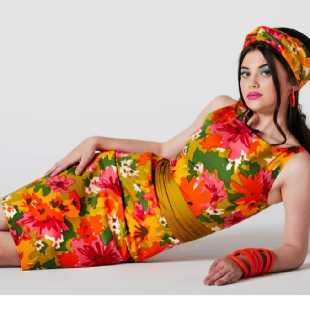 Trashy Diva Dayglow Floral Joan Dress